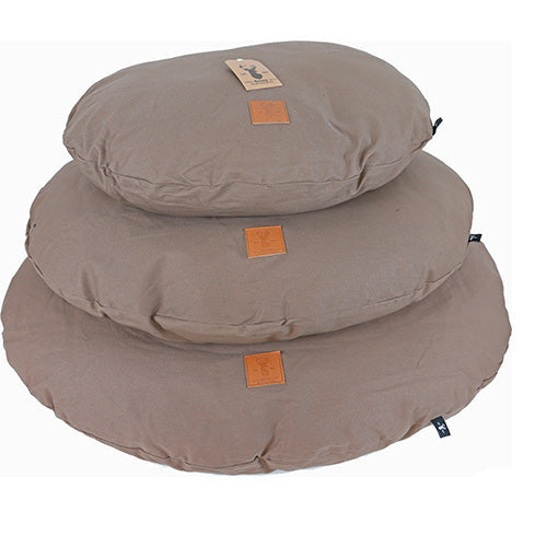 Boony Est1941 ligkussen ovaal bruin