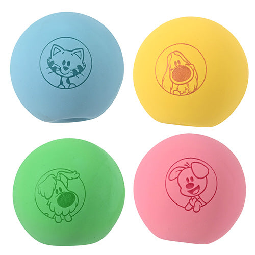 Woezel & Pip Hundespielzeug – Latexball 7,5 cm – Erhältlich in 4 Farben