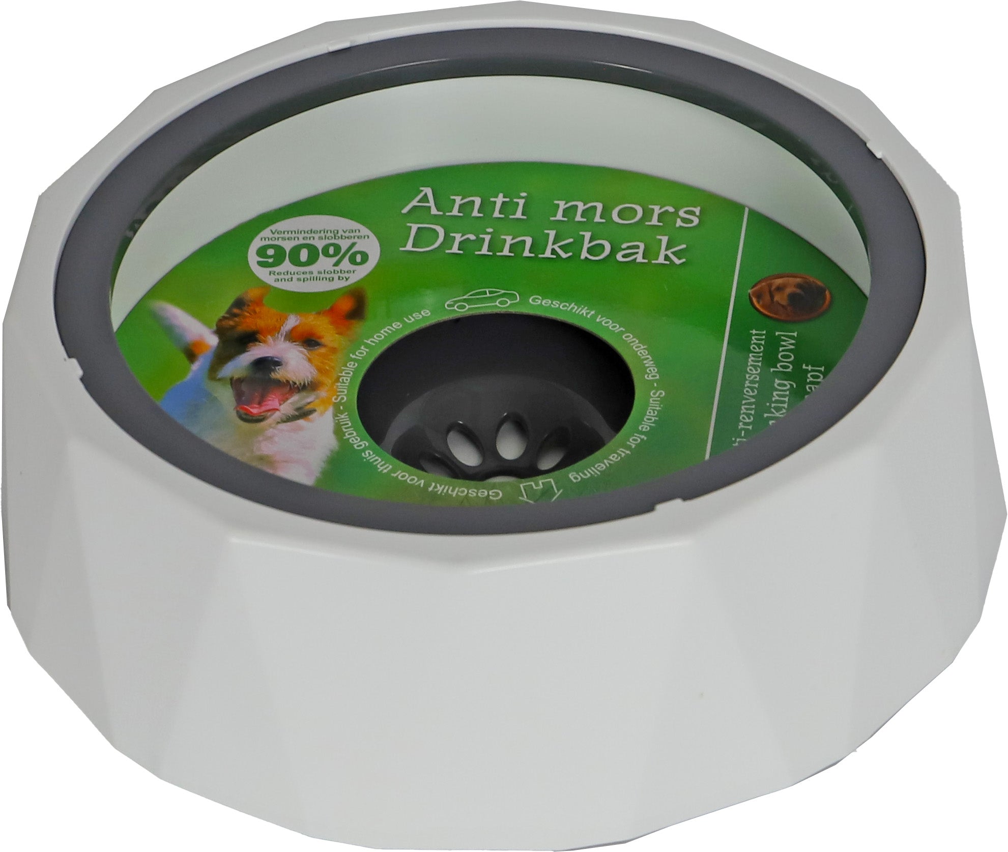 Boon drinkbak antimors wit 24cm - 1000ml