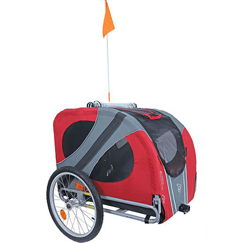 DoggyRide fietskar Novel 20 cabin only, rood/grijs (zonder trekstang)