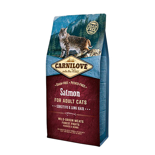 Carnilove Salmon Sensitive & Long hair 2 kg