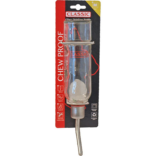 Classic - Drinkfontein - Drinkfles Voor Knaagdieren - Glas - Medium - 350 ml