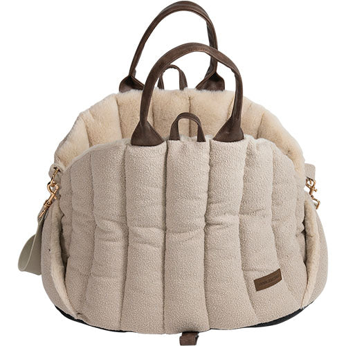 Animal Boulevard Home&Away Stadstas/ Draagtas Diana Boucle - Verkrijgbaar in Beige en Bruin