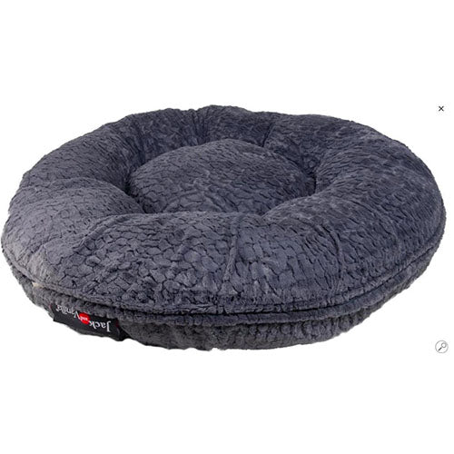 Jack and vanilla Puff Coal grijs superdikke donut