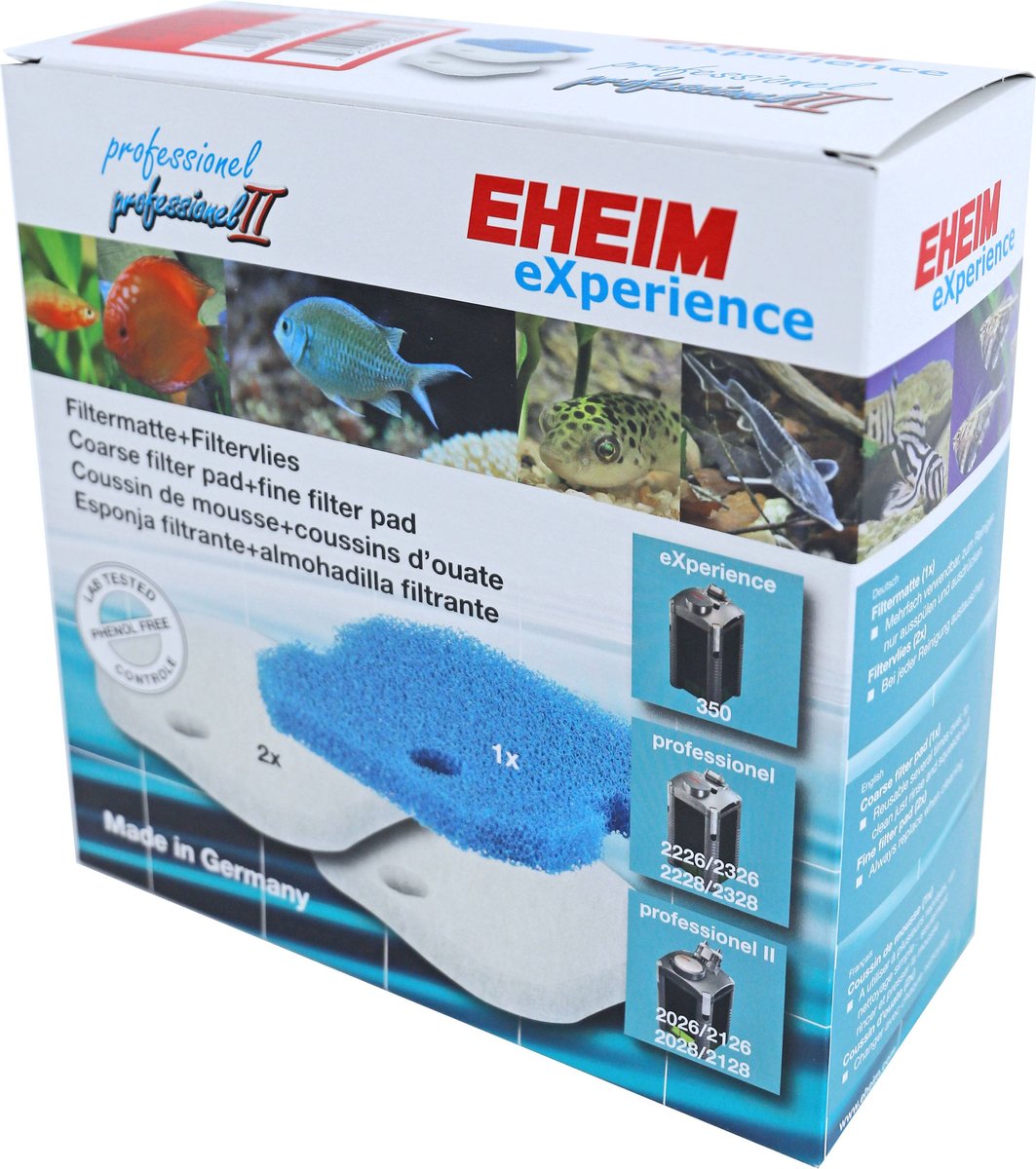 Eheim experience doos 2x filtervlies en 1 spons