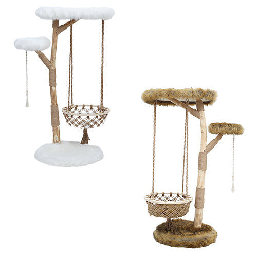 Boony Est1941 Kratzbaum Kletterbaum Quercus weiß oder braun