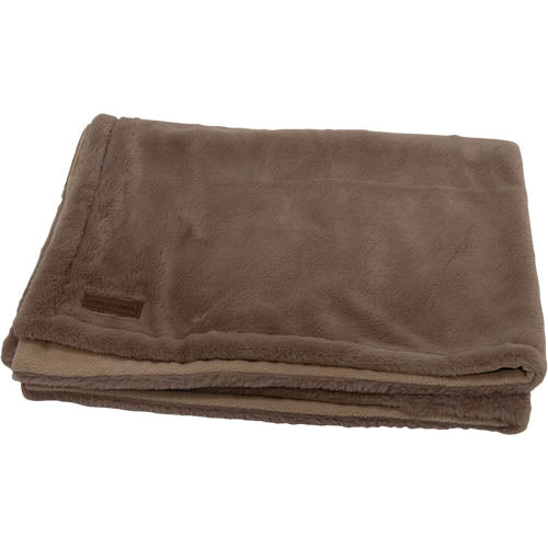 Animal Boulevard Champs-Elysées Pluche Deken Mokka - Verkrijgbaar in 2 maten