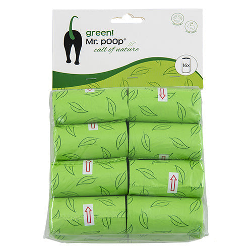 Mr. Poop Navulling poepzakjes in verschillende kleuren