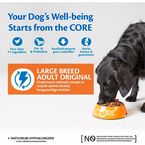 Wellness CORE Large Breed Adult Original, kip - 10 KG