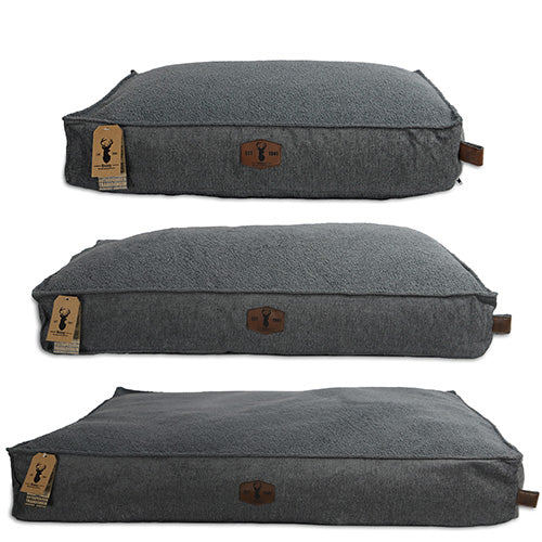 Boony Est1941 ligkussen orthopedisch shadow grijs