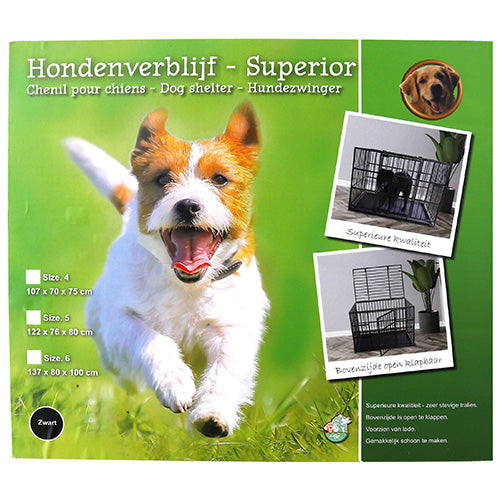 Boon Hundebox – Hochwertige Hundebox – Abmessungen: 107 x 70 x 75 cm