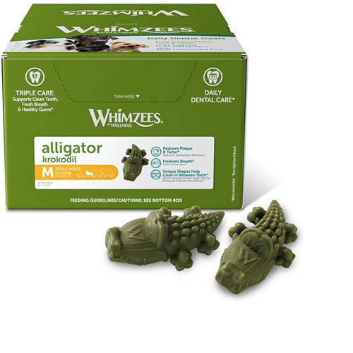 Whimzees alligator, medium