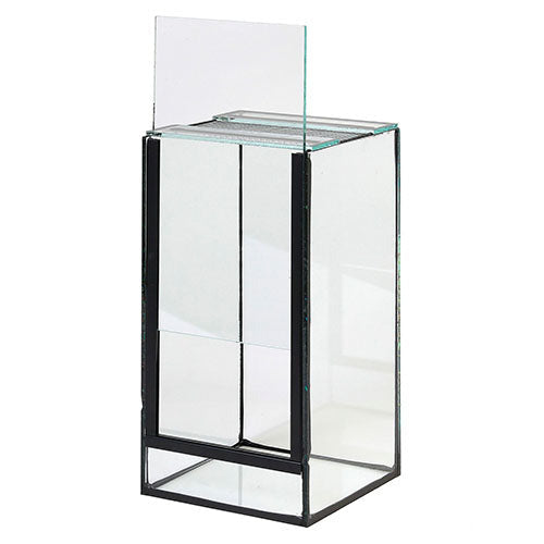 Terrarium uit glas in 3 maten met guillotine deur