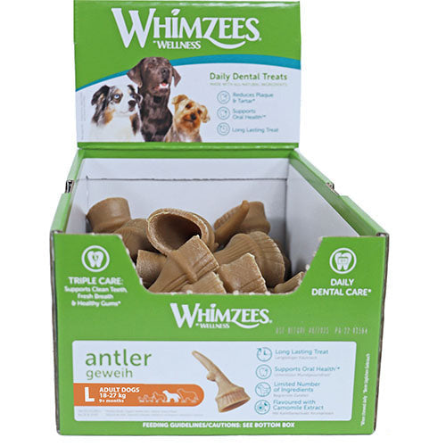 Whimzees Antler in displaydoos