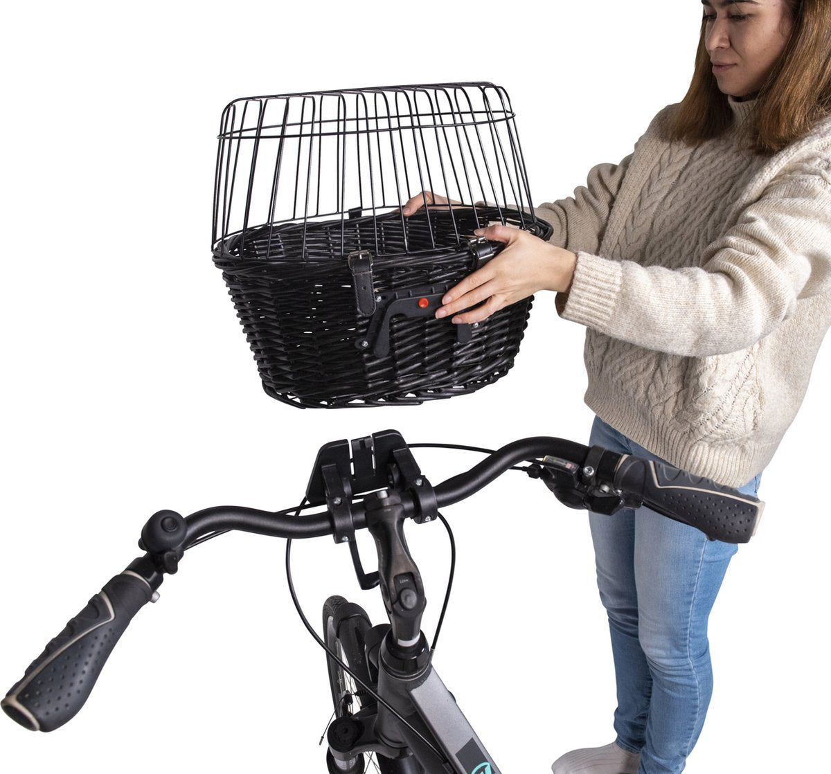 Animal Boulevard Fietsmand voor aan het stuur