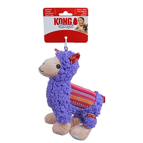 Kong hondenknuffel sherps lama 21x8,5x18 cm