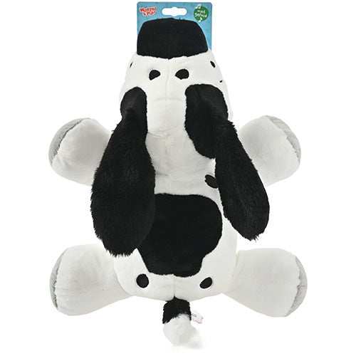 Woezel & Pip Hundespielzeug – Charlie Plüschtier, liegend + Quietscher, 40 cm