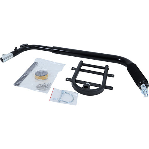 DoggyRide fietskit bagagedrager kop met britch lite, zwart.