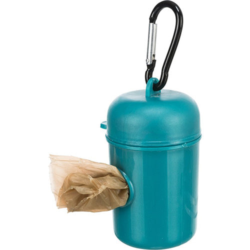 Trixie poepzakdispenser met 2x20 zakjes assorti