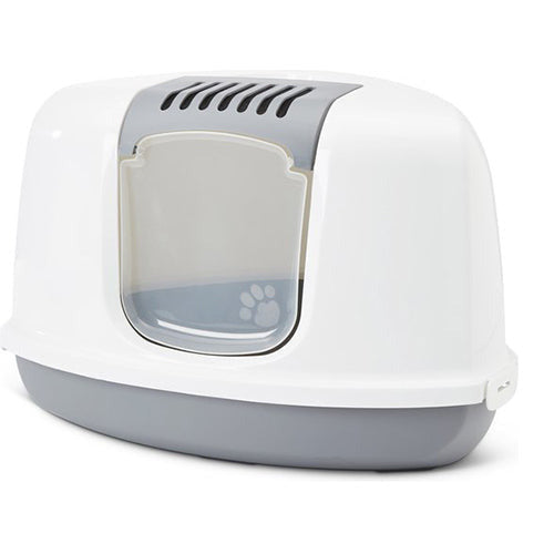 Savic kattenbak Nestor Corner Grijs/Wit 58 x 45 x 40 cm