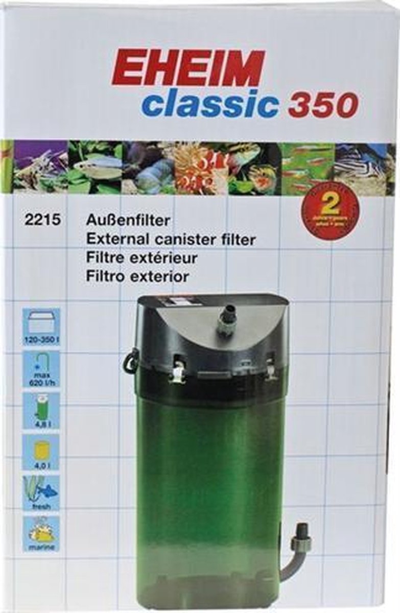 Eheim Buitenfilter - Classic 350 - aquarium tot 350 liter - 620 l per uur