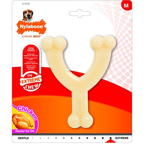 Nylabone Durachew Wishbone Wolf - 14 x 12 cm M