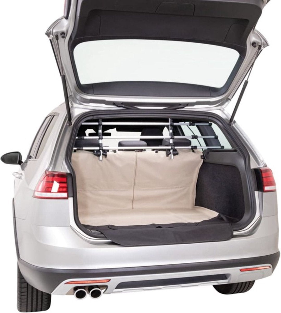 Trixie Kofferbakhoes met bumperbescherming beige en zwart