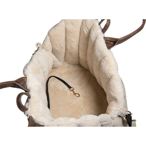 Animal Boulevard Home&Away Stadstas/ Draagtas Diana Boucle - Verkrijgbaar in Beige en Bruin