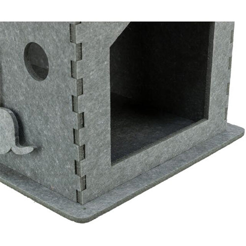 Trixie Shelter Lene – Katzenhaus aus Filz – Maße: 54×30×35 cm