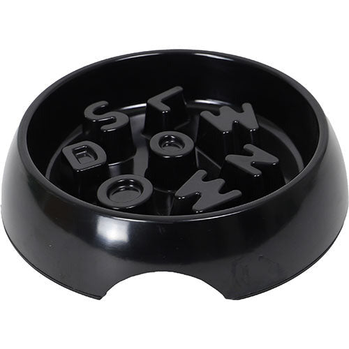 The Boon Slowfeeder Slowdown Schwarz - ø25 cm