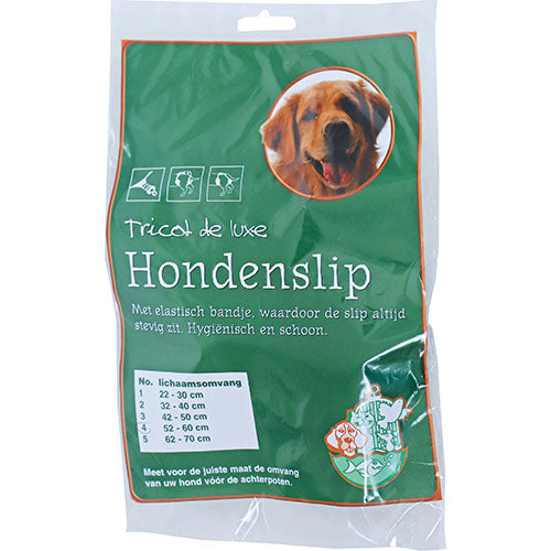 Heat Panties/Hundeslips - Tricot de Luxe - Schwarz - Erhältlich in 5 Größen