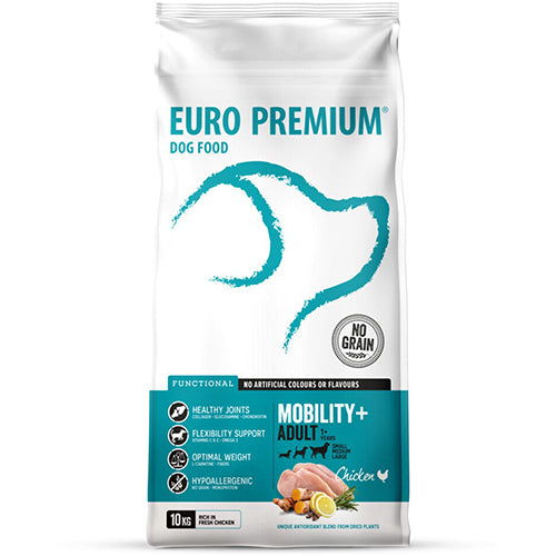 Euro Premium Adult Mobility + getreidefreies Hühnchen 10 kg