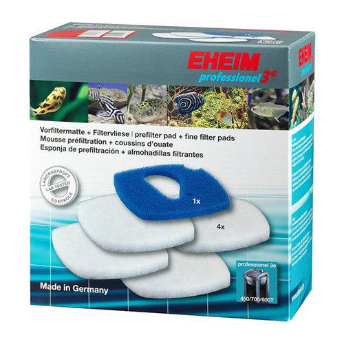 Eheim Filtermatte/Fleece 1x blau + 4x weiß für Professional 3e 450/700/600T