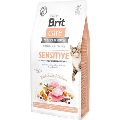 Brit Care Cat - Sensitive Healthy Digestion & Delicate Taste 7 kg