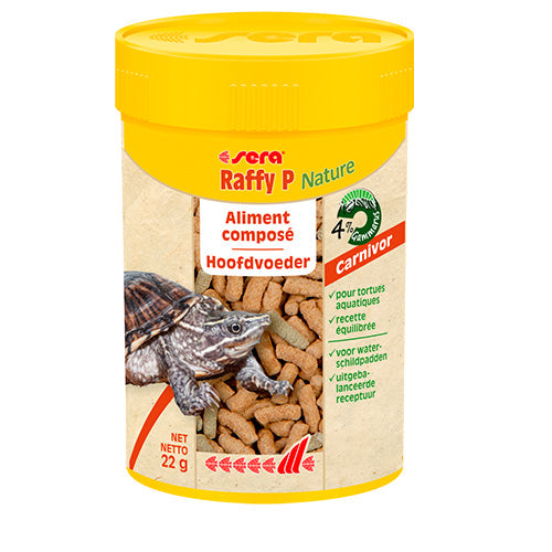 sera Raffy P nature schildpadvoer in verschillende maten