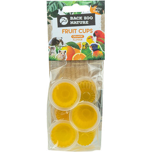 Fruitcups in verschillende smaken voor vogels per 6 stuks