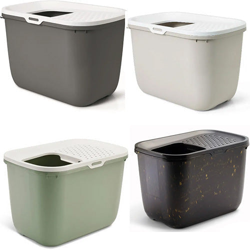 Savic Hop In - Kattenbak met Boveningang - 2 Maten - Diverse Kleuren