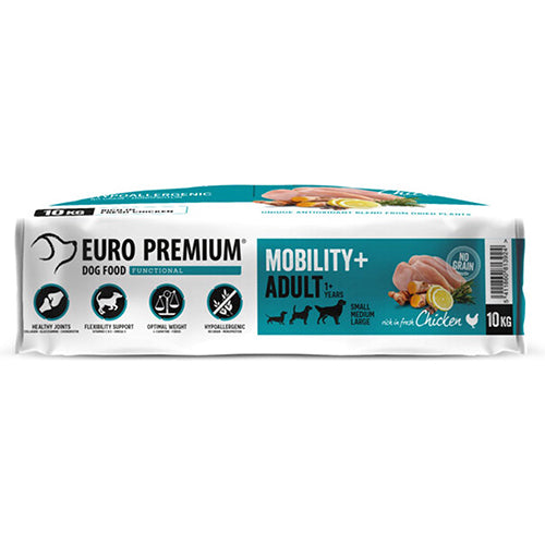 Euro Premium Adult Mobility + getreidefreies Hühnchen 10 kg