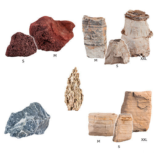 Sera decoratie rocks in verschillende maten