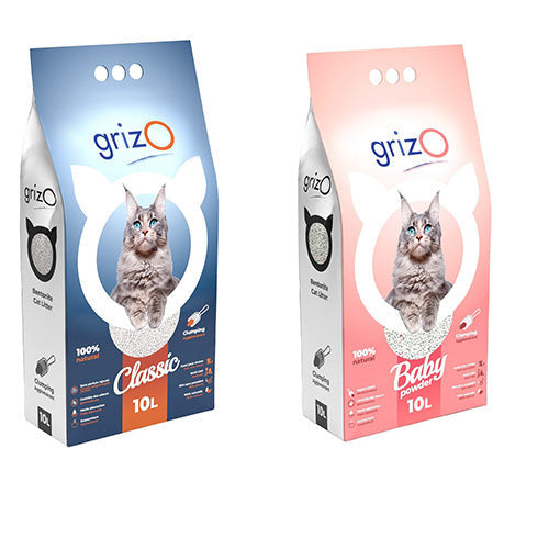 Classic kattenbakvulling klontvormend zonder parfum of Babypowder