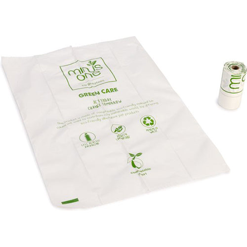 Beeztees Minus One Composteerbare Poepzakjes - Lavendel - 6x15 ST