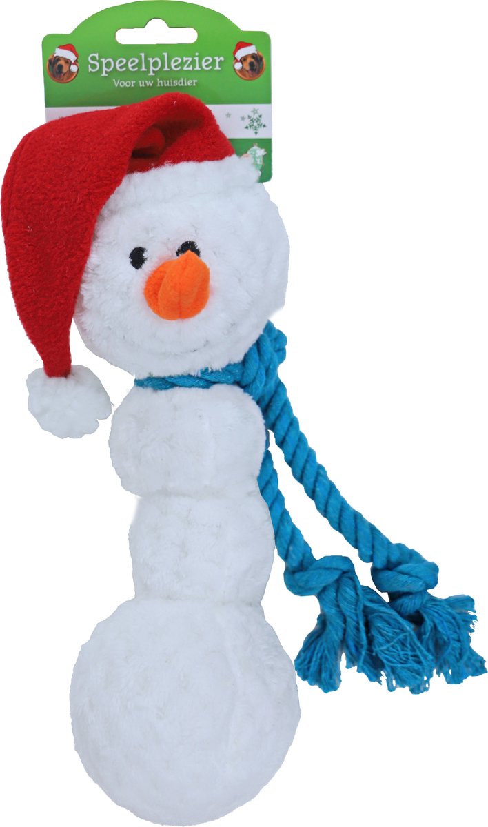 Boon - Kerst Sneeuwpop - pluche met piep - assorti - 35 cm - 1 stuk