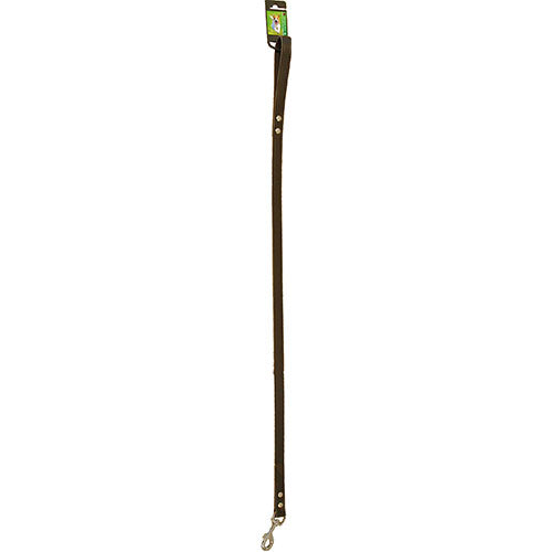 Leine mit Karabiner, dunkelbraun, 18 mm - 130 cm