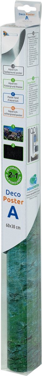 SuperFish Deco Poster Rock / Plant - Aquarium Hintergrund - 150X61 cm