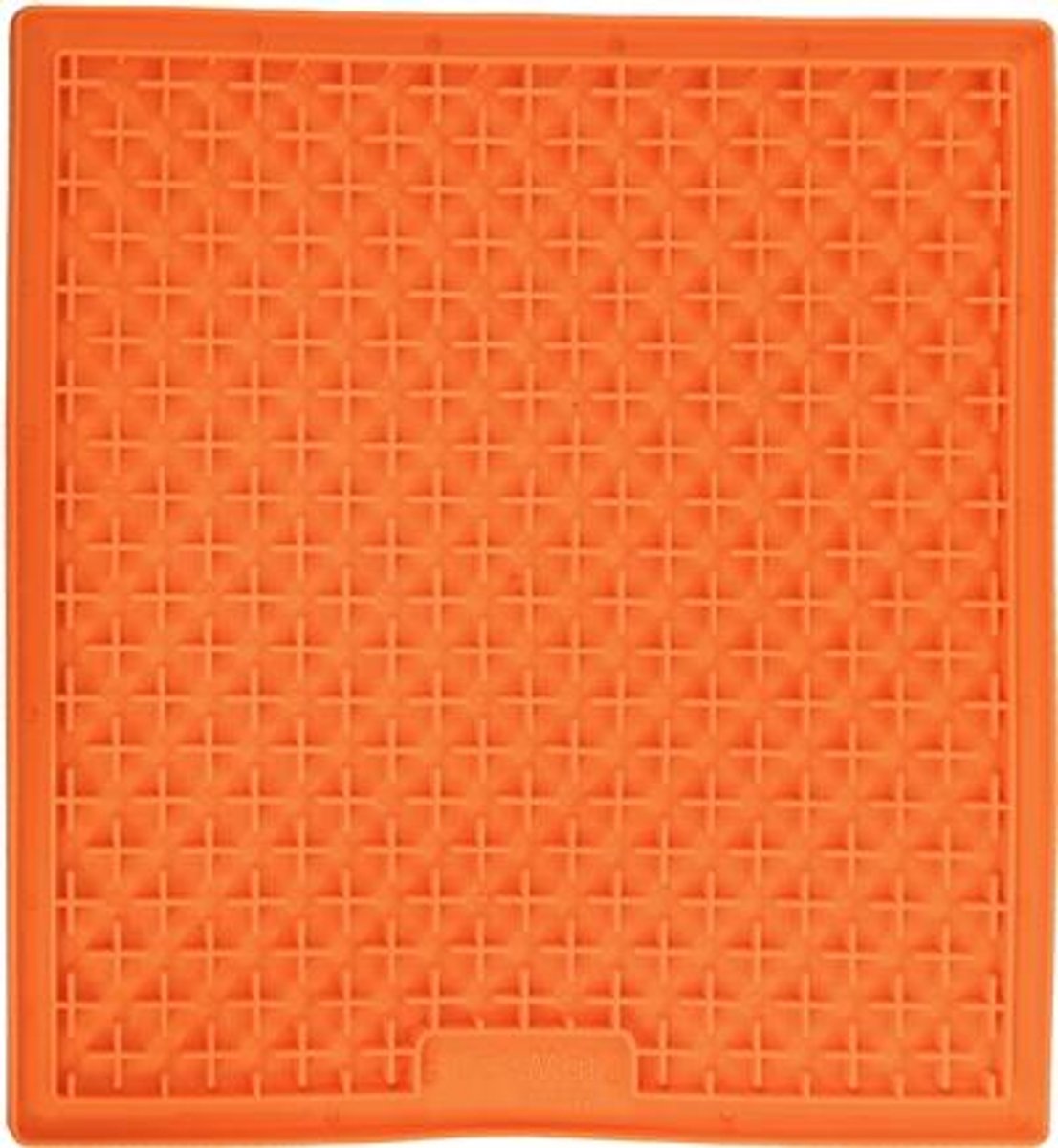 Lickimat Buddy - Voermat - Slow feeder - 20 cm - Oranje