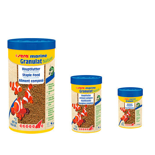 sera Visvoer - zeewater - marine Granulat Nature