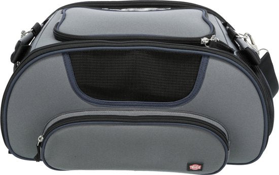 Trixie Wings Flugzeugtasche - Hundetransporter - 46x28x23 cm Grau Blau