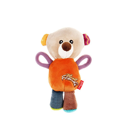Gigwi - Speelgoed - Plush Friendz Beer - Oranje - S - 15 cm
