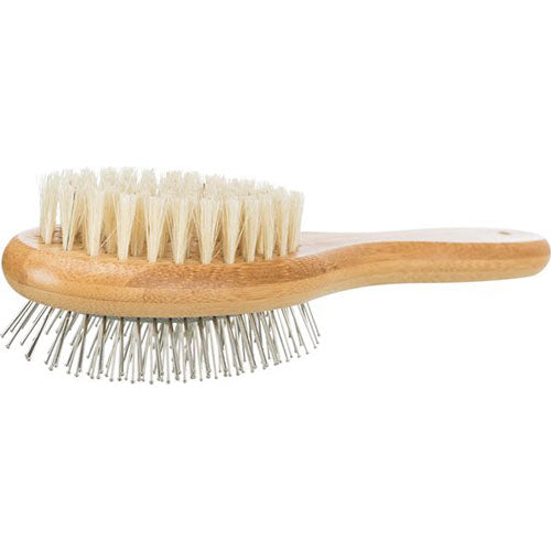 Trixie Borstel Dubbelzijdig Bamboe - 19 x 5 cm