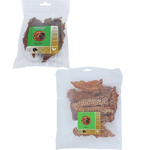 Natuurlijke Hondensnack Kip - Kipfilet in 200 of 400 gram